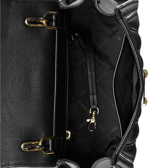 NEW Michael Kors Whitney Strip Quilted Satchel bag - Picture 7 of 8